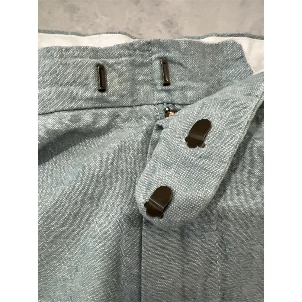 J CREW Rivington Chino Shorts Mens Size 36‎ Pockets Casual Green Outdoor